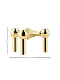 Kerzenhalter Stoff Nagel, 3-er Set 5 Kerzenhalter Stoff Nagel, 3-er Set – Bild 3