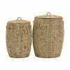 House Doctor Aufbewahrungskörbe Laun Mit Deckel, 2er-Set -Kerzen Kerzenhalter Verkaufsgeschäft 1538387