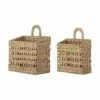 Bloomingville Handgefertigte Aufbewahrungskörbe Paulette Aus Naturfaser, 2er-Set -Kerzen Kerzenhalter Verkaufsgeschäft 1634955