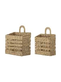 Bloomingville Handgefertigte Aufbewahrungskörbe Paulette Aus Naturfaser, 2er-Set